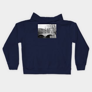 Paris View From Ile Saint Louis Kids Hoodie